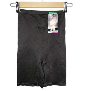 Maidenform NWT Black Shapewear High Waist Bottom Solutions Size Large